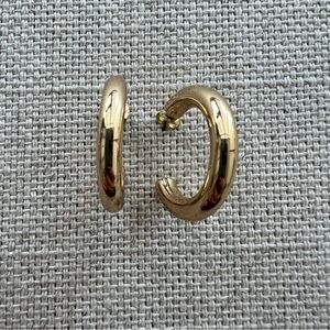 NADRI • 18k Gold Plated Hoop Earrings